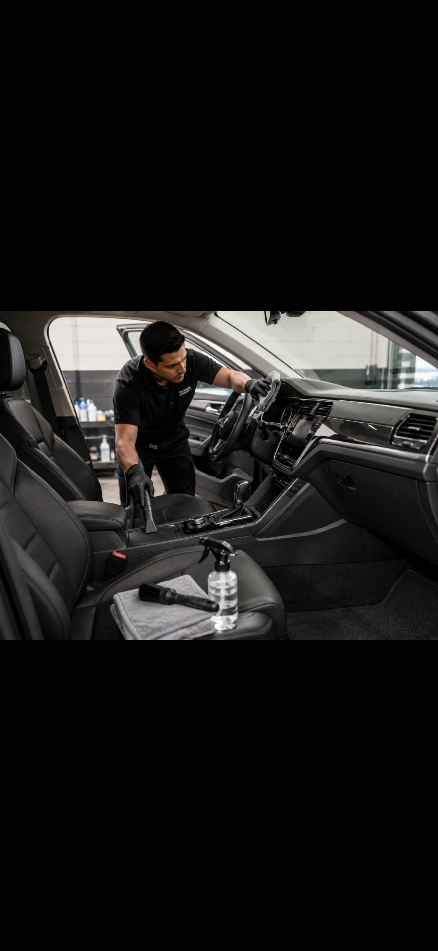 Interior detailing in Milwaukee
